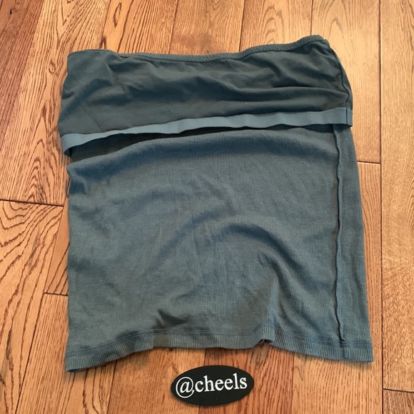 Aerie Ribbed Tube Top - Crop Top - Size Medium - Sage - Picture 5 of 5